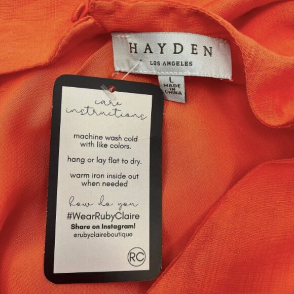 Hayden Los Angeles Something To Say Colorblock Midi Dress - Picture 3 of 13